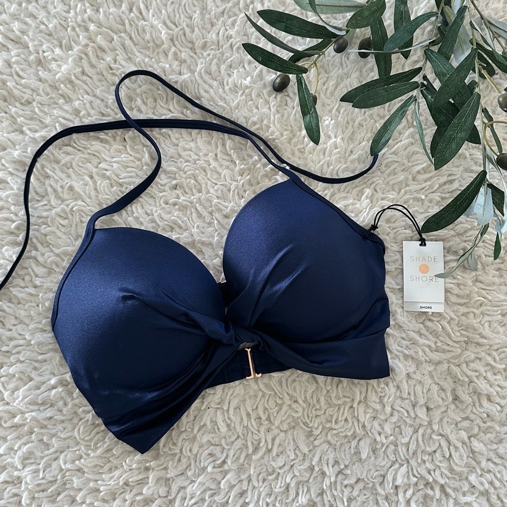 Navy Blue Bikini Top